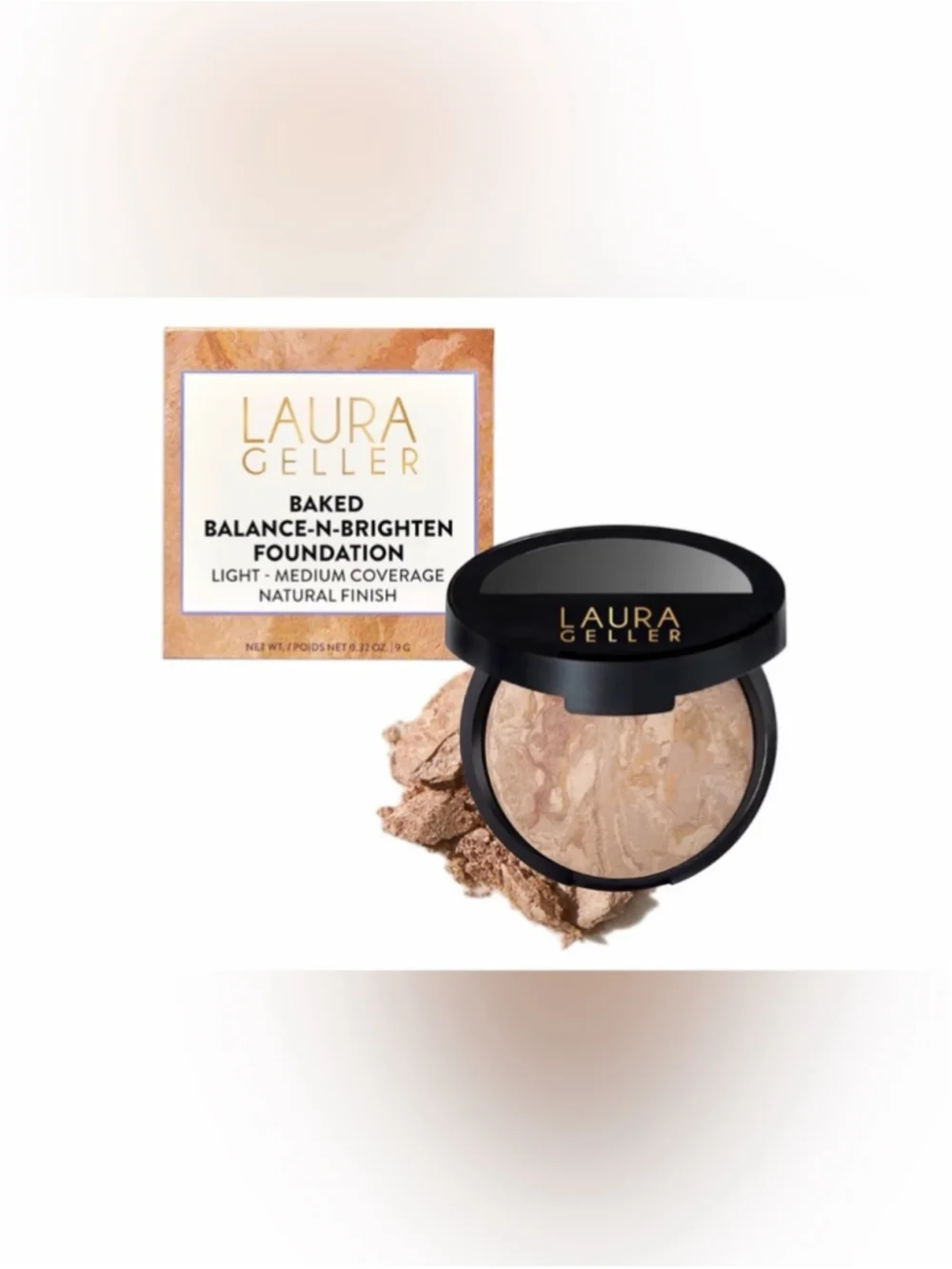 Laura Geller Baked Balance-N-Brighten Foundation Fair 0.32 oz 9g NIB